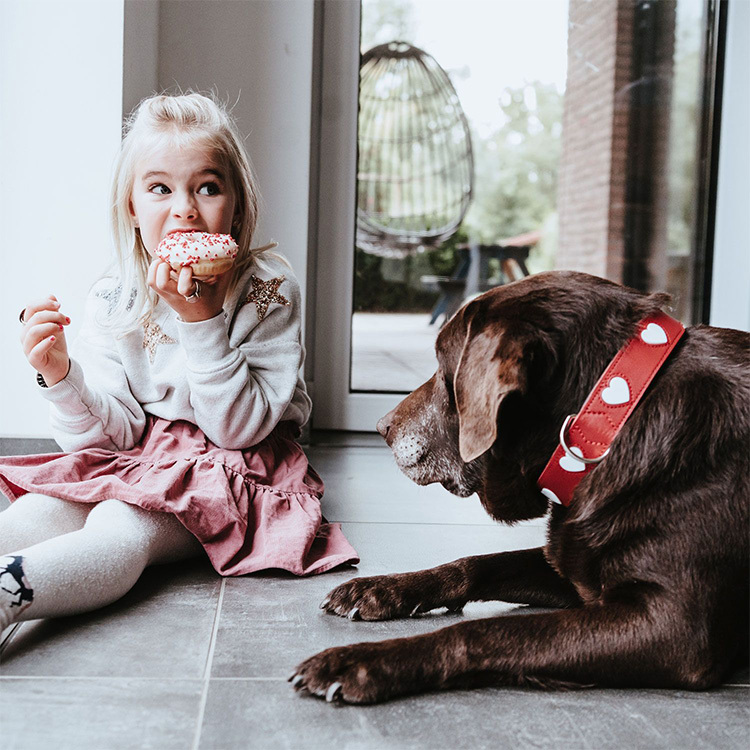 Love 珍愛牛皮 項圈