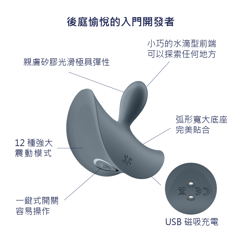 德國 Satisfyer Booty Absolute Beginners 2 後庭震動器