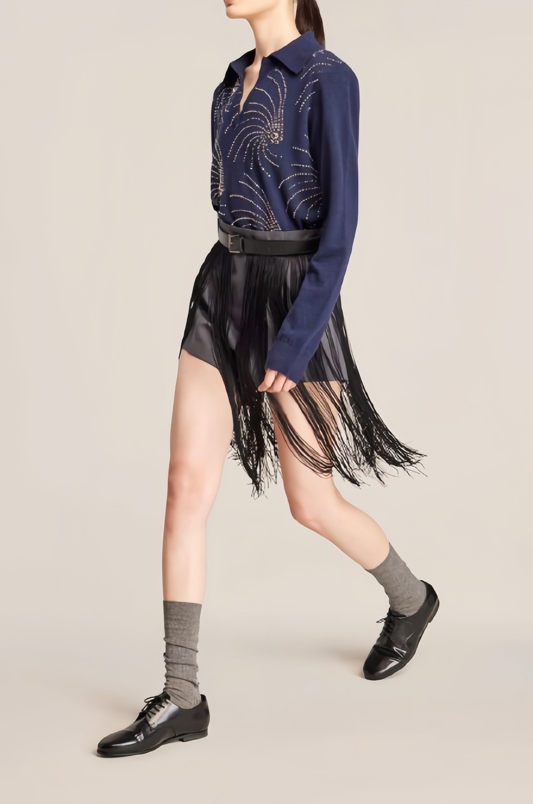 羊毛鉚釘鑽毛衣