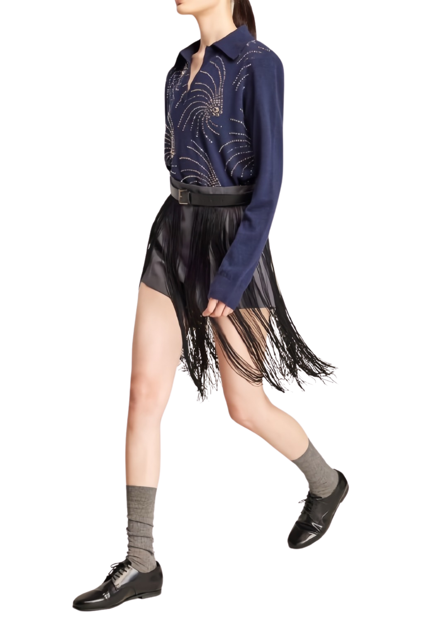 羊毛鉚釘鑽毛衣