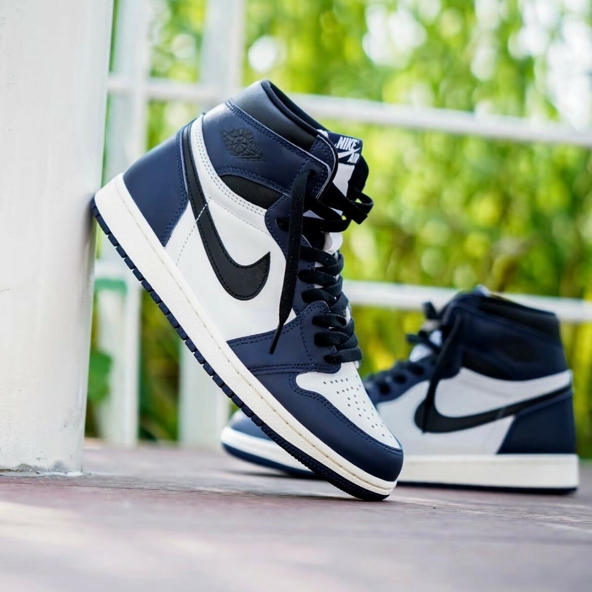 Nike Air Jordan 1 Retro High OG Midnight Navy 午夜藍 深藍 閃電藤原浩平替款 AJ1 高筒休閒鞋