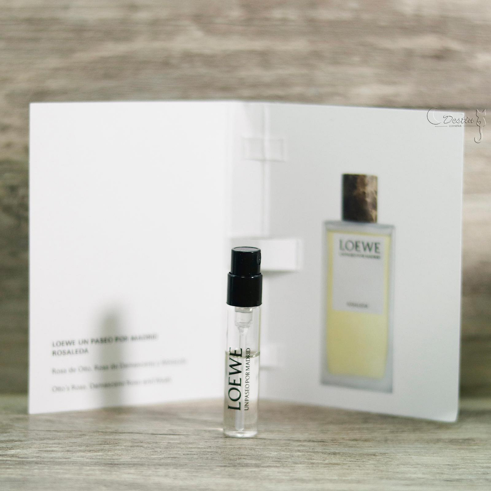 LOEWE 漫步玫瑰園UPPM Rosaleda 中性淡香精1.5mL 可噴式全新試管香水