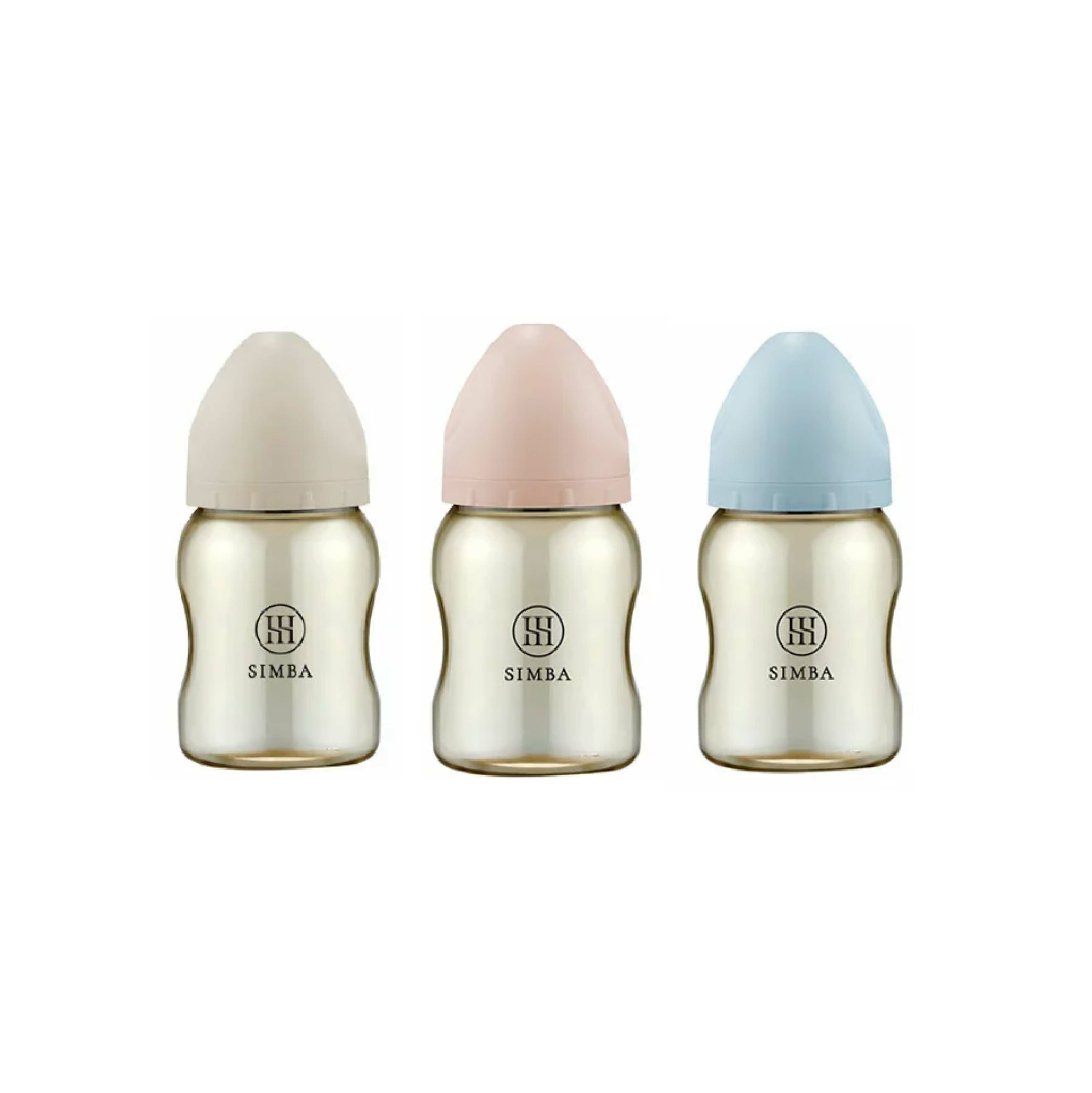 Simba 小獅王辛巴 蘊蜜鉑金PPSU寬口防脹氣奶瓶(200ml)-圓孔S