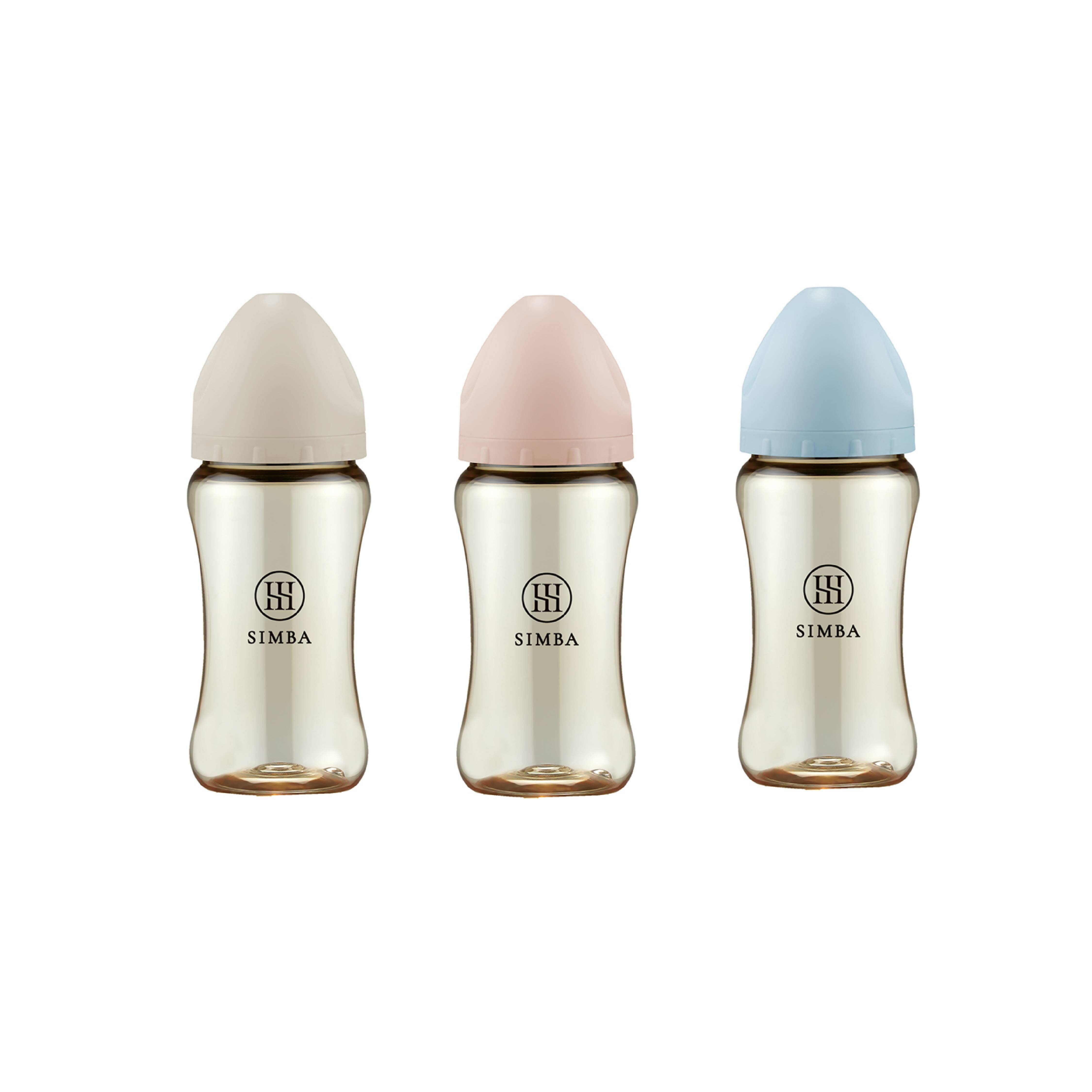 Simba 小獅王辛巴 蘊蜜鉑金PPSU寬口防脹氣奶瓶(270ml)-十字M