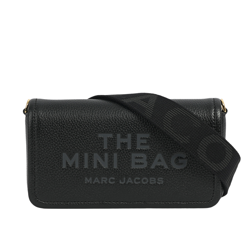 【MARC JACOBS】粒面皮革迷你斜背包WOC/手拿包