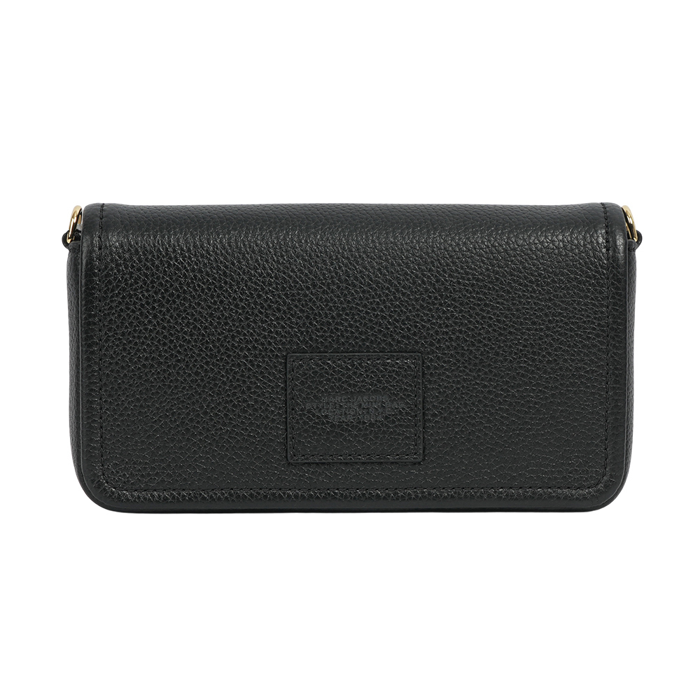 【MARC JACOBS】粒面皮革迷你斜背包WOC/手拿包(黑色) 2S4SMN080S02 001