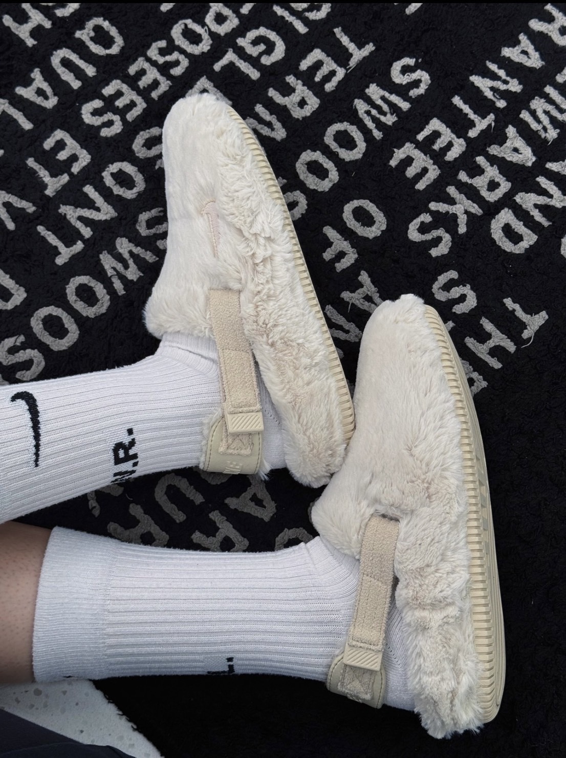 "代購" Nike Calm Mule "Cream" 毛毛穆勒鞋  FZ3118-100