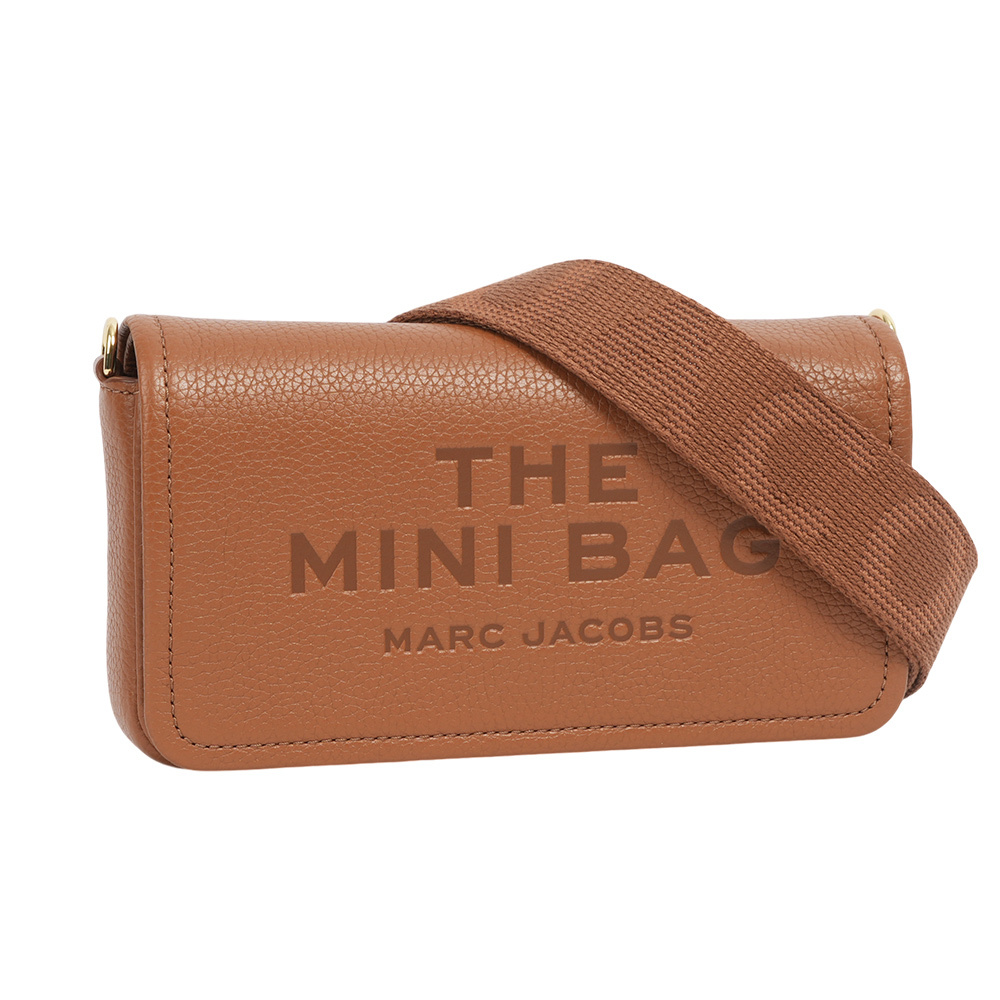 【MARC JACOBS】粒面皮革迷你斜背包WOC/手拿包