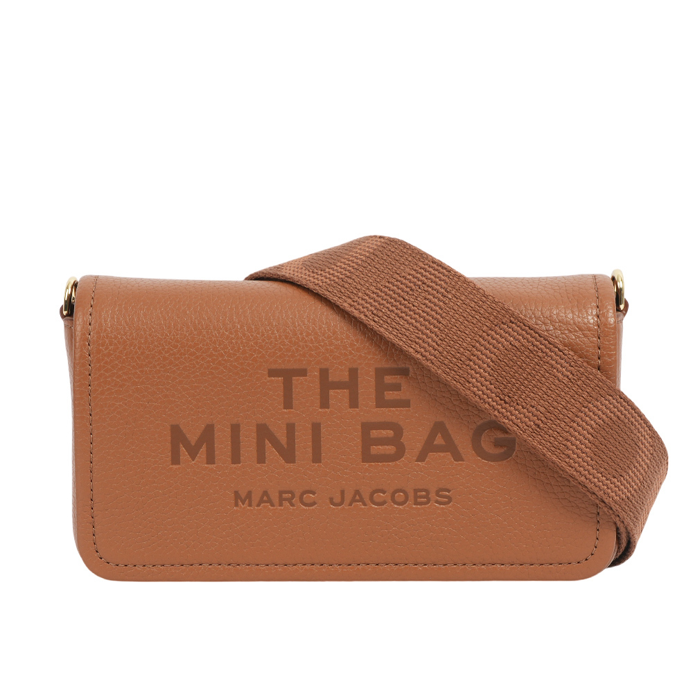 【MARC JACOBS】粒面皮革迷你斜背包WOC/手拿包