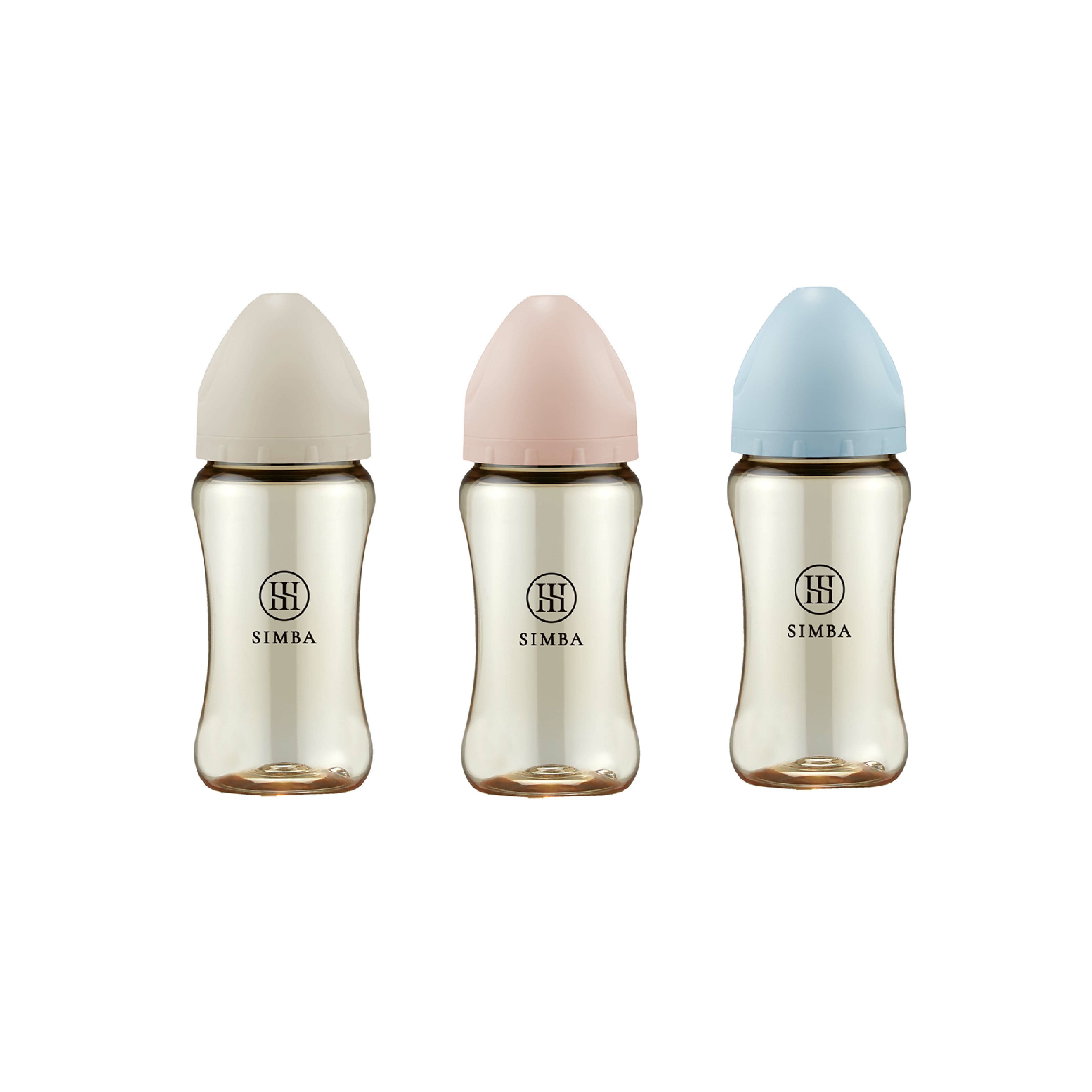Simba 小獅王辛巴 蘊蜜鉑金PPSU寬口防脹氣奶瓶(270ml)-圓孔S