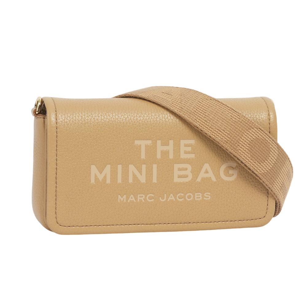 【MARC JACOBS】粒面皮革迷你斜背包WOC/手拿包