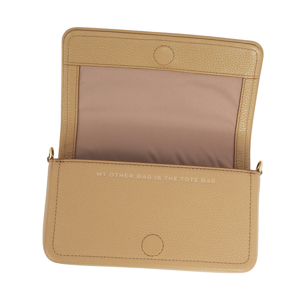 【MARC JACOBS】粒面皮革迷你斜背包WOC/手拿包(駝色) 2S4SMN080S02 230