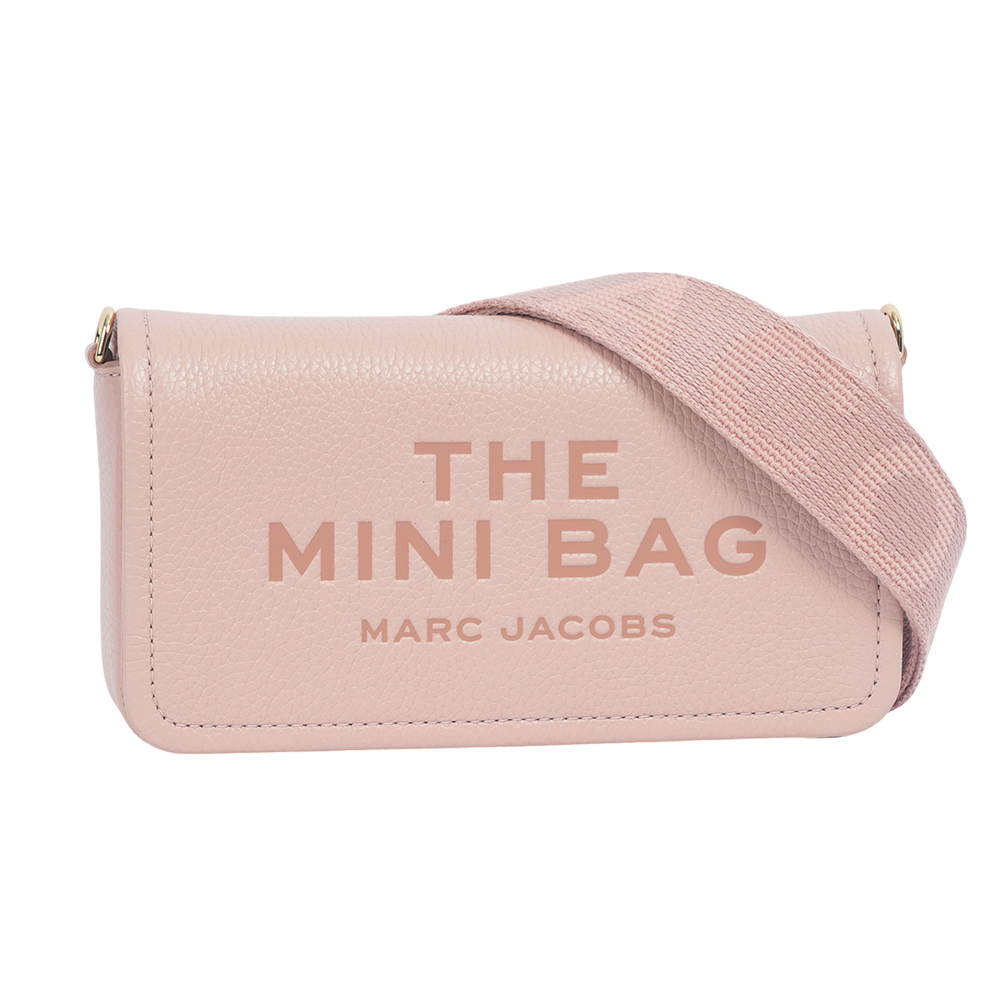 【MARC JACOBS】粒面皮革迷你斜背包WOC/手拿包