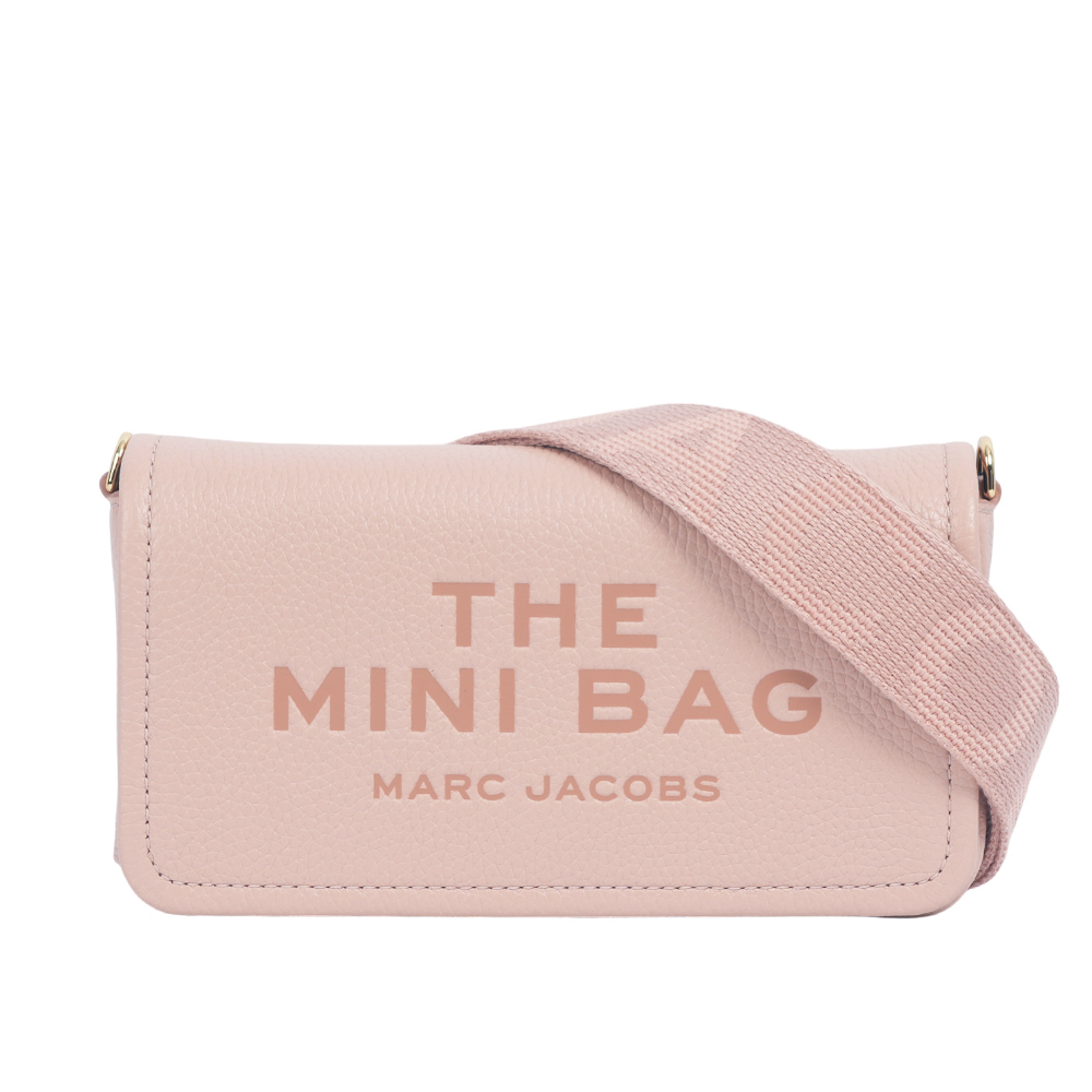 【MARC JACOBS】粒面皮革迷你斜背包WOC/手拿包(玫瑰粉) 2S4SMN080S02 624