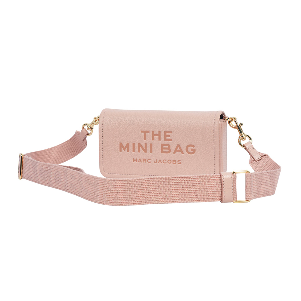 【MARC JACOBS】粒面皮革迷你斜背包WOC/手拿包(玫瑰粉) 2S4SMN080S02 624