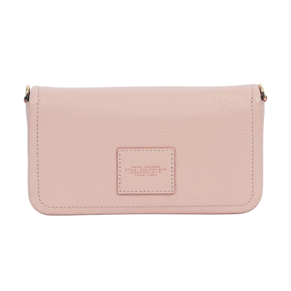 【MARC JACOBS】粒面皮革迷你斜背包WOC/手拿包(玫瑰粉) 2S4SMN080S02 624