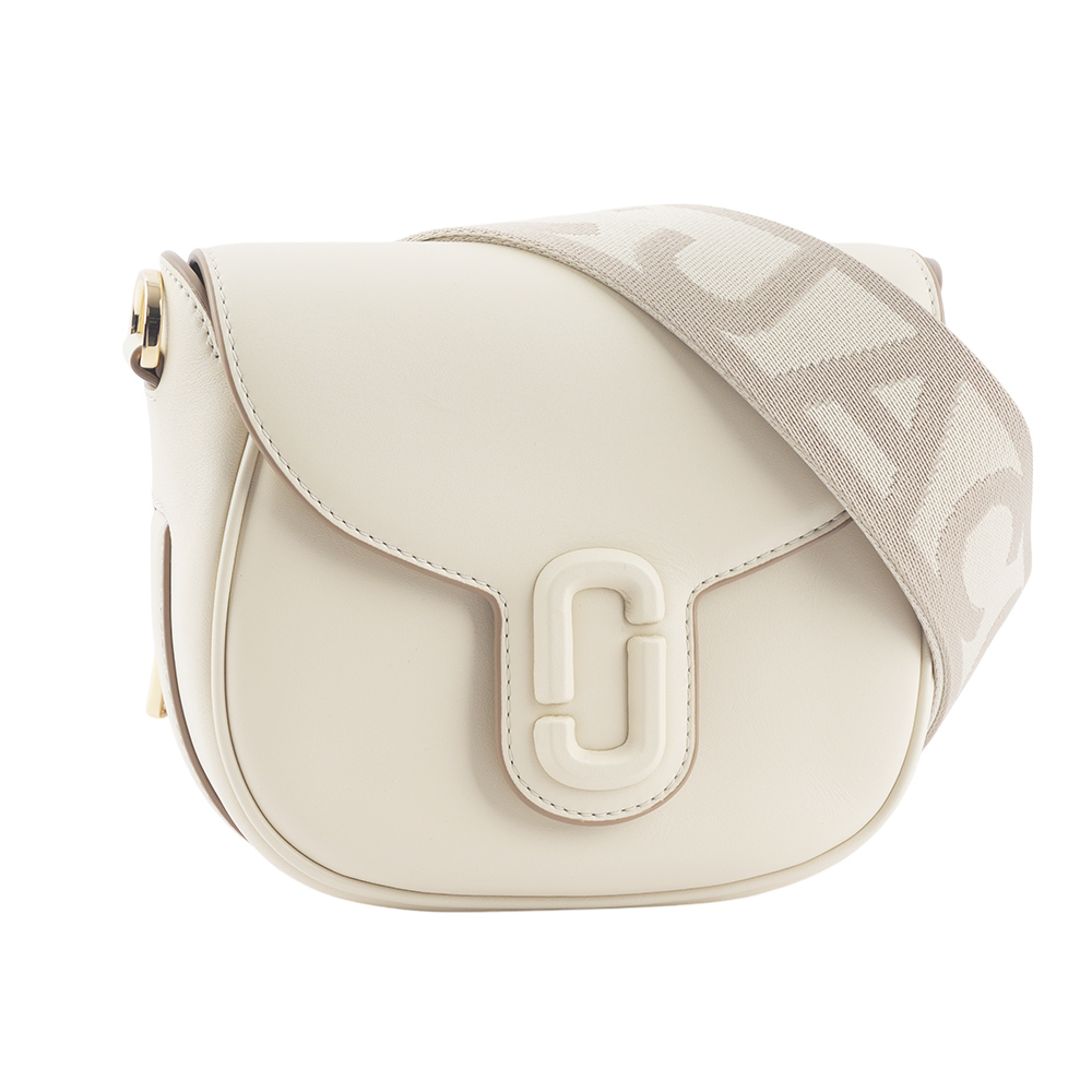 【MARC JACOBS】THE MESSENGER 小款翻蓋馬鞍斜背包(天空白) 2S3HMS003H03 123