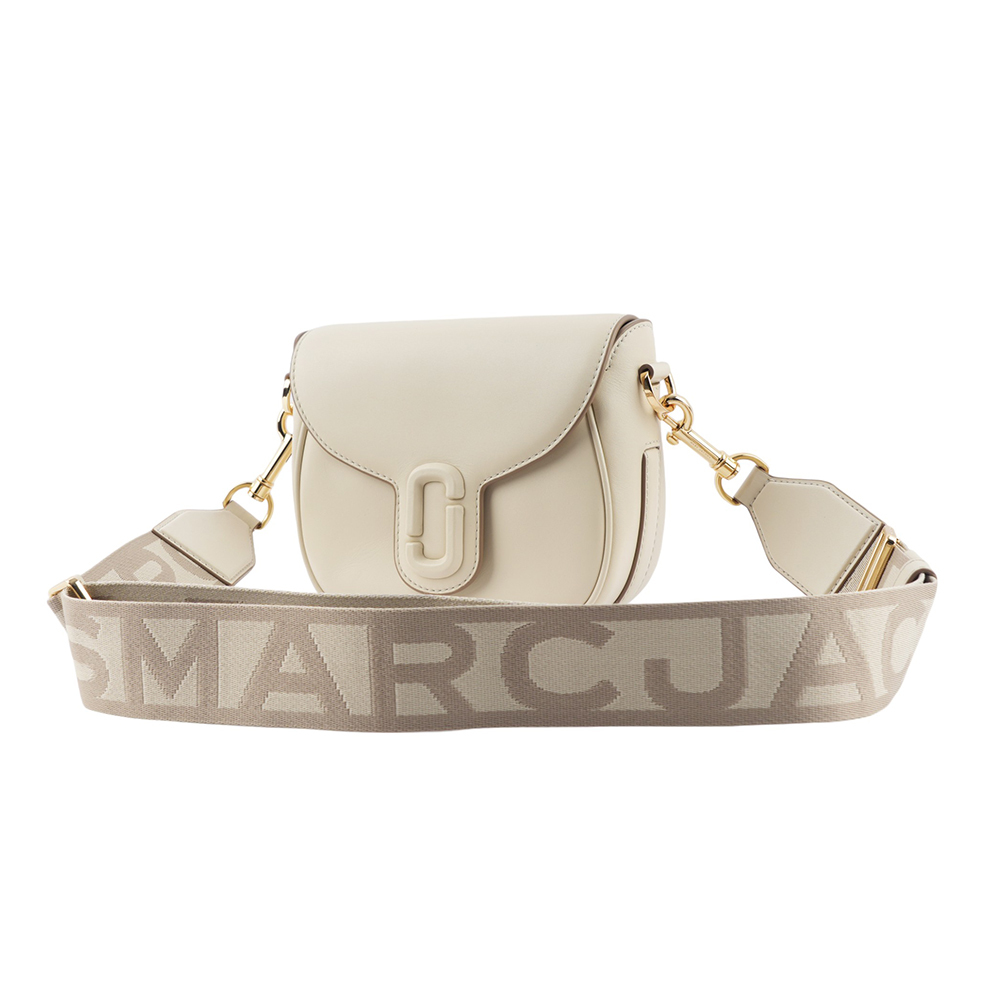 【MARC JACOBS】THE MESSENGER 小款翻蓋馬鞍斜背包(天空白) 2S3HMS003H03 123