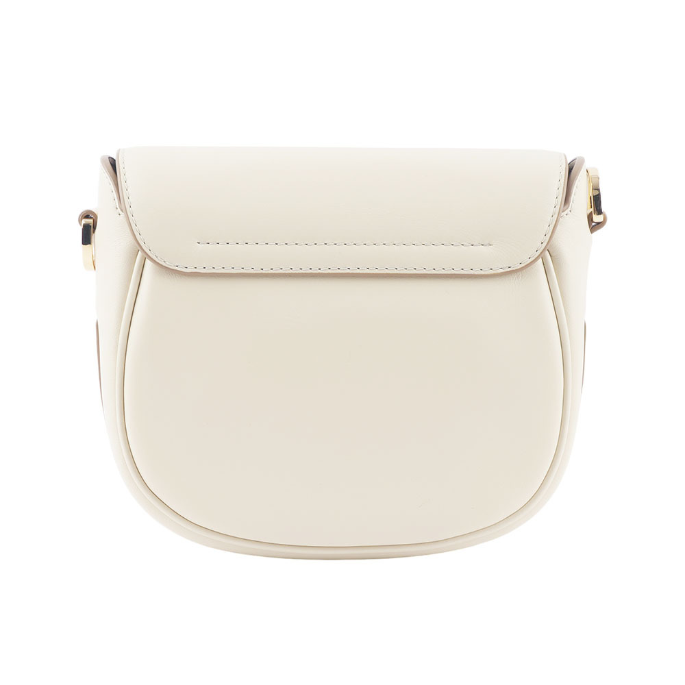 【MARC JACOBS】THE MESSENGER 小款翻蓋馬鞍斜背包(天空白) 2S3HMS003H03 123