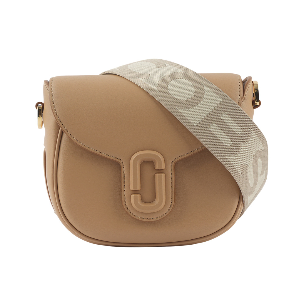 【MARC JACOBS】THE MESSENGER 小款翻蓋馬鞍斜背包(駝色) 2S3HMS003H03 230