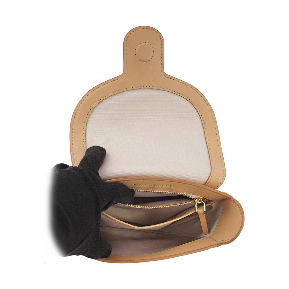 【MARC JACOBS】THE MESSENGER 小款翻蓋馬鞍斜背包(駝色) 2S3HMS003H03 230