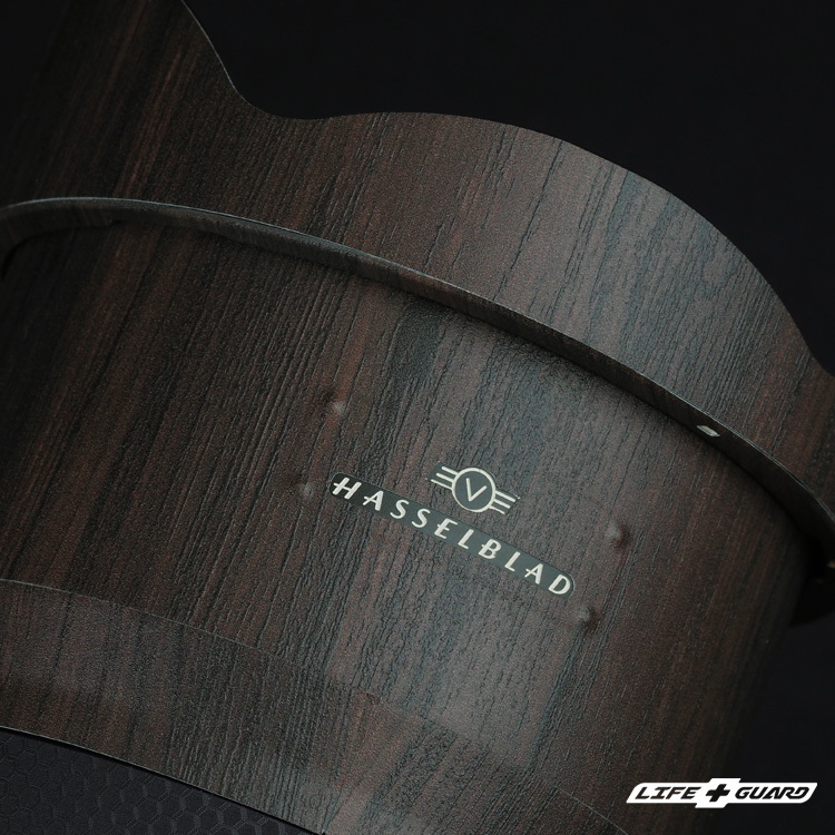 LIFE+GUARD 鏡頭貼膜安裝示意，適用 Hasselblad XCD 20-35mm