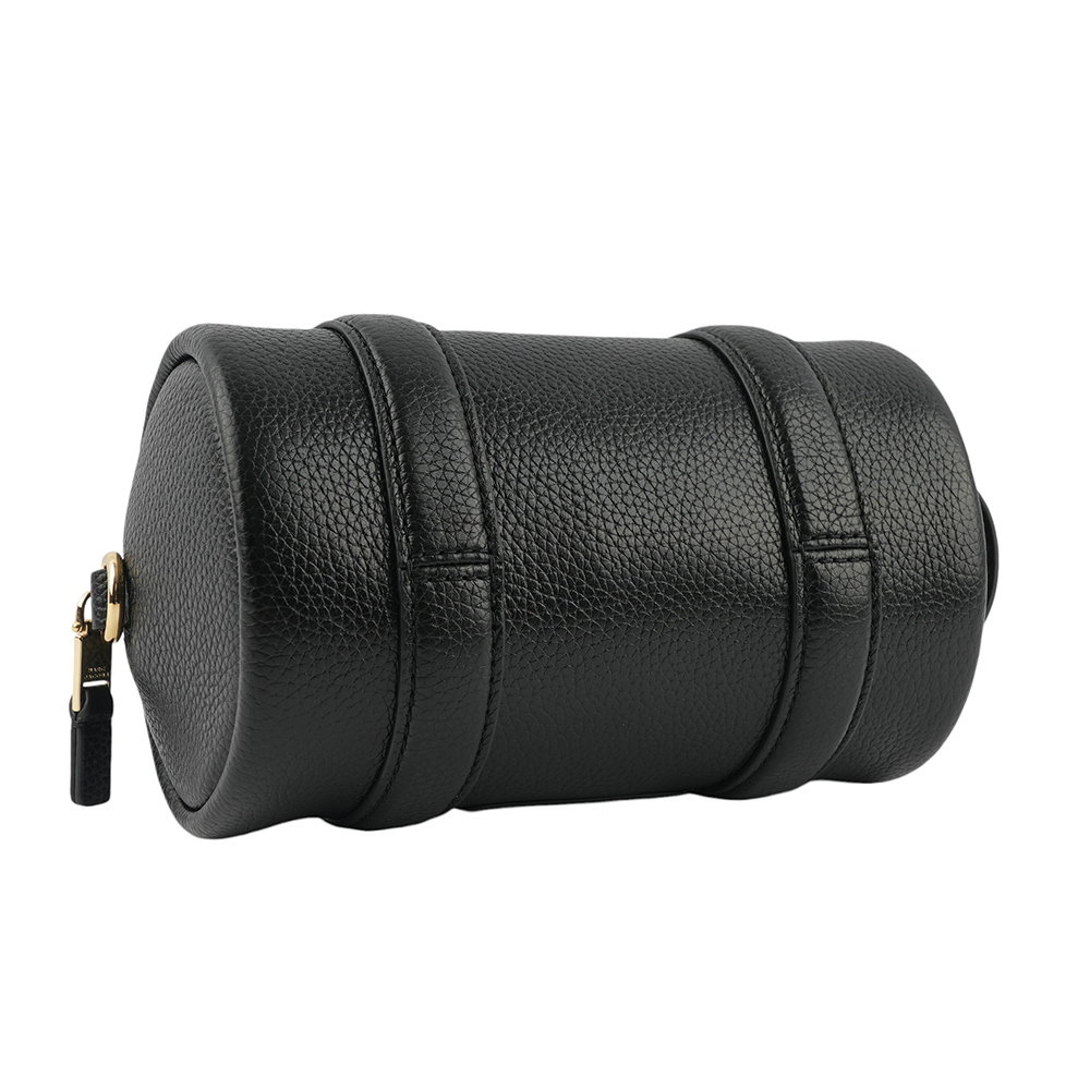 【MARC JACOBS】粒面皮革迷你波士頓二用包(黑色) 2S4HCR032H02 001