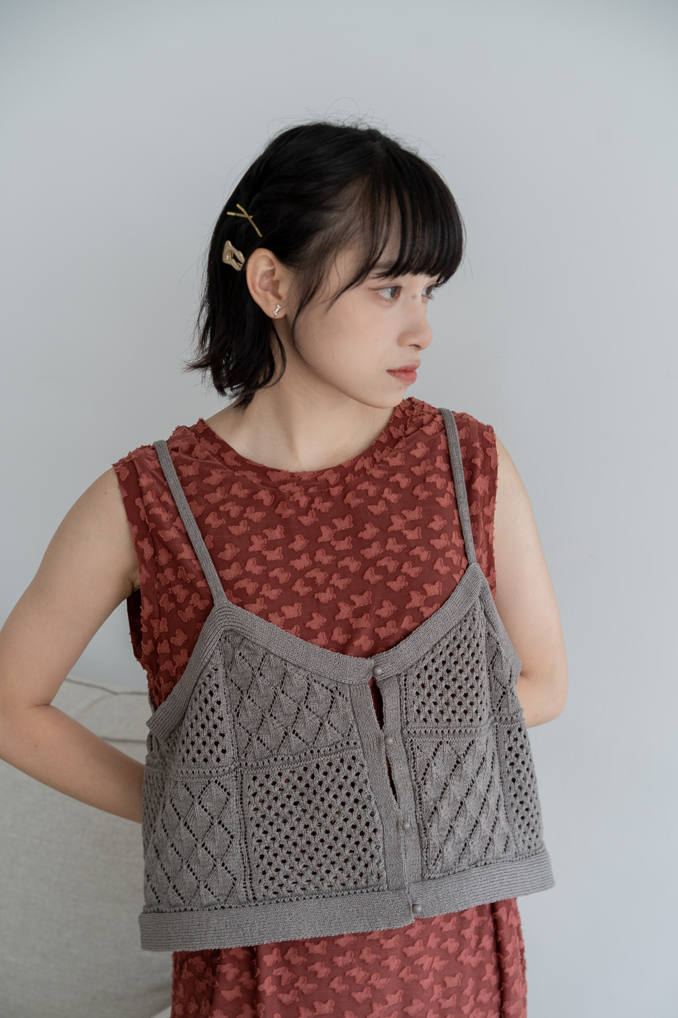 10178 | 編織感針織小吊帶