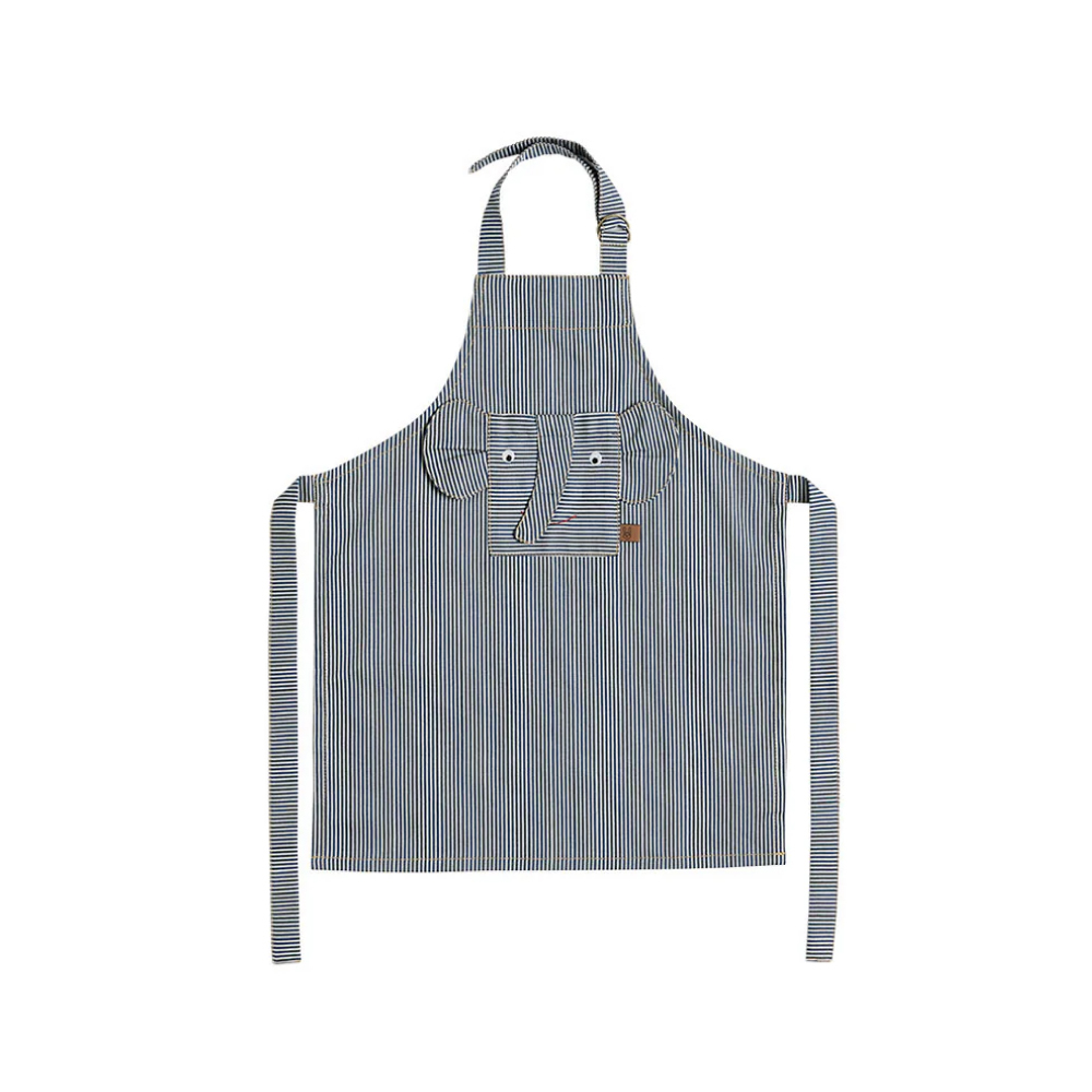 OYOY 有機棉丹寧工作圍裙 / 小象口袋 / 兒童用