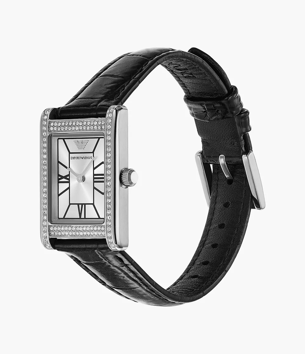 萬年鐘錶 - ARMANI   永恆榮耀環鑽優雅方形女錶  AR11623  錶徑32MM