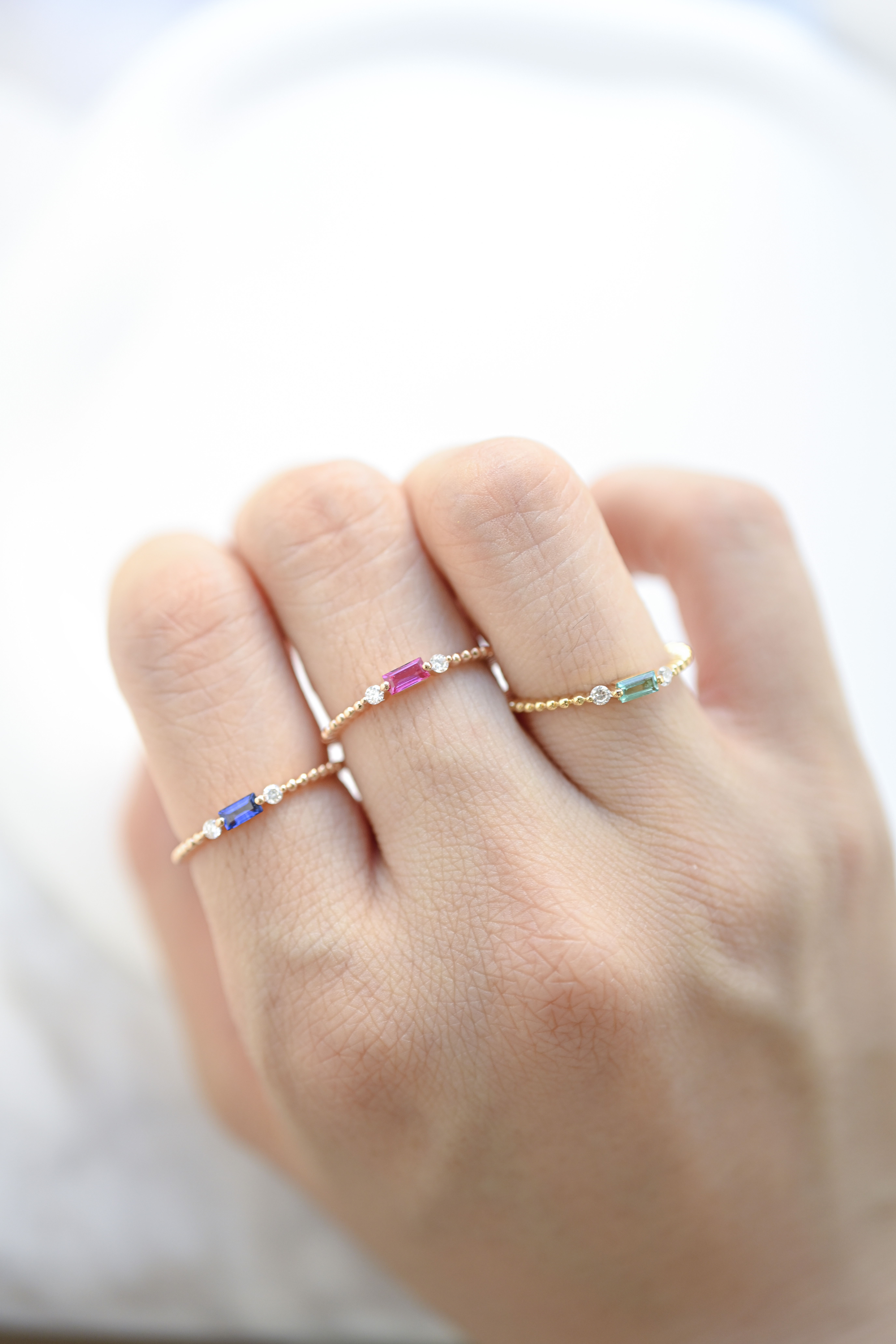 18K Semaforo Diamond Ring