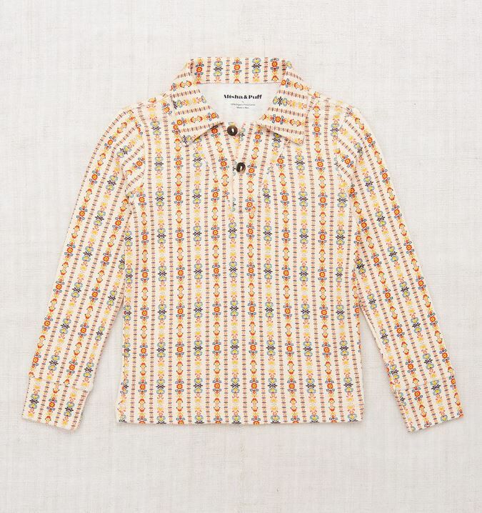 Misha & Puff 長袖 Polo 衫 Rory Top - String Bohemia