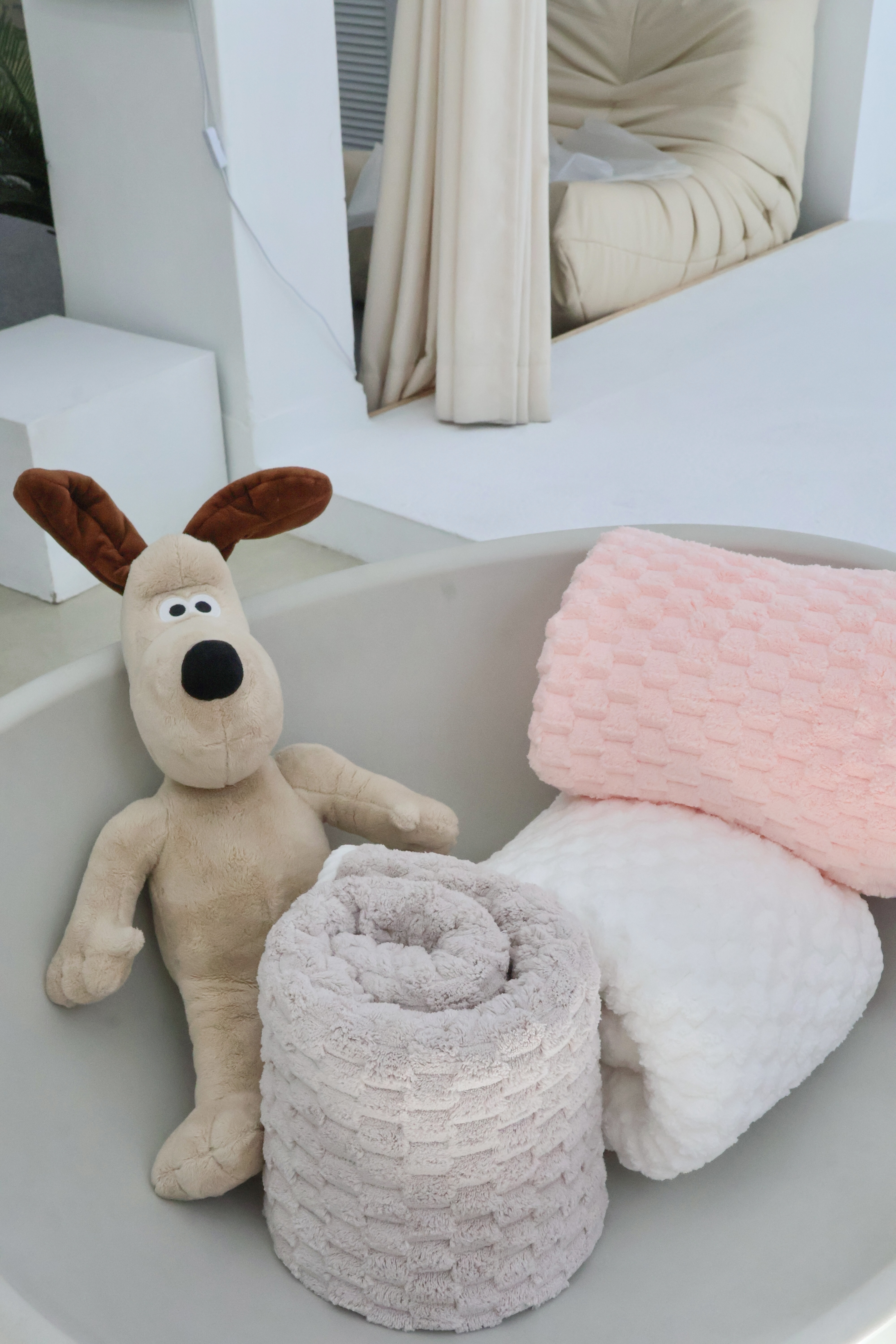 瞬吸不掉毛☁️雲朵絨浴巾