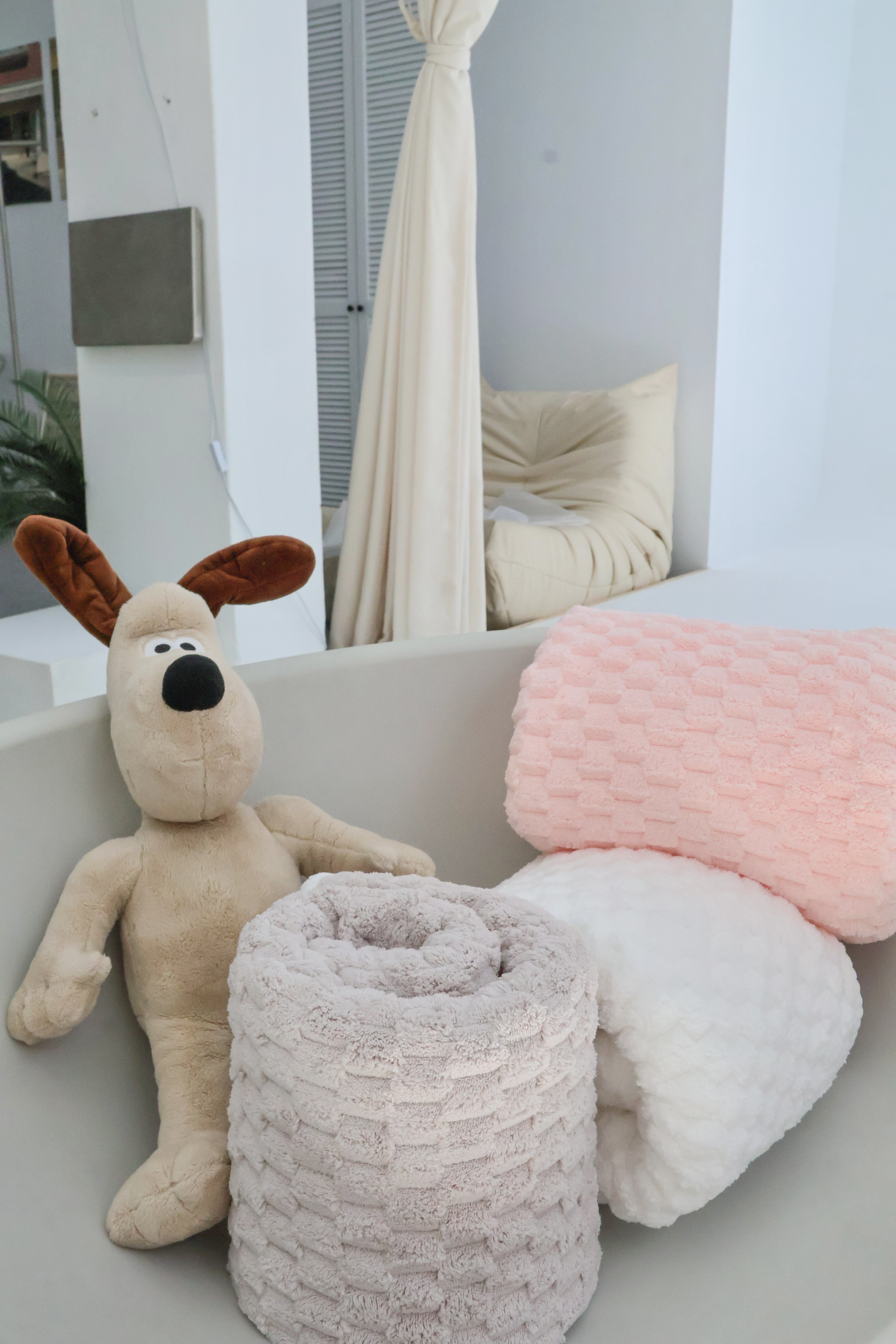 瞬吸不掉毛☁️雲朵絨浴巾