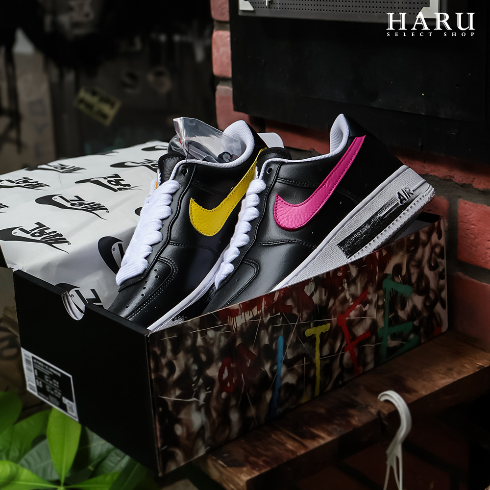 PEACEMINUSONE x Nike Air Force 1 Low GD 權志龍 AF1 四色鴛鴦 破壞刷漆 男女同款 復古休閒鞋 AQ3692-004