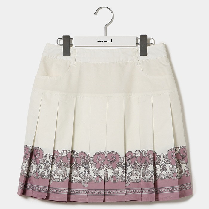 女士-華麗圖騰百褶裙