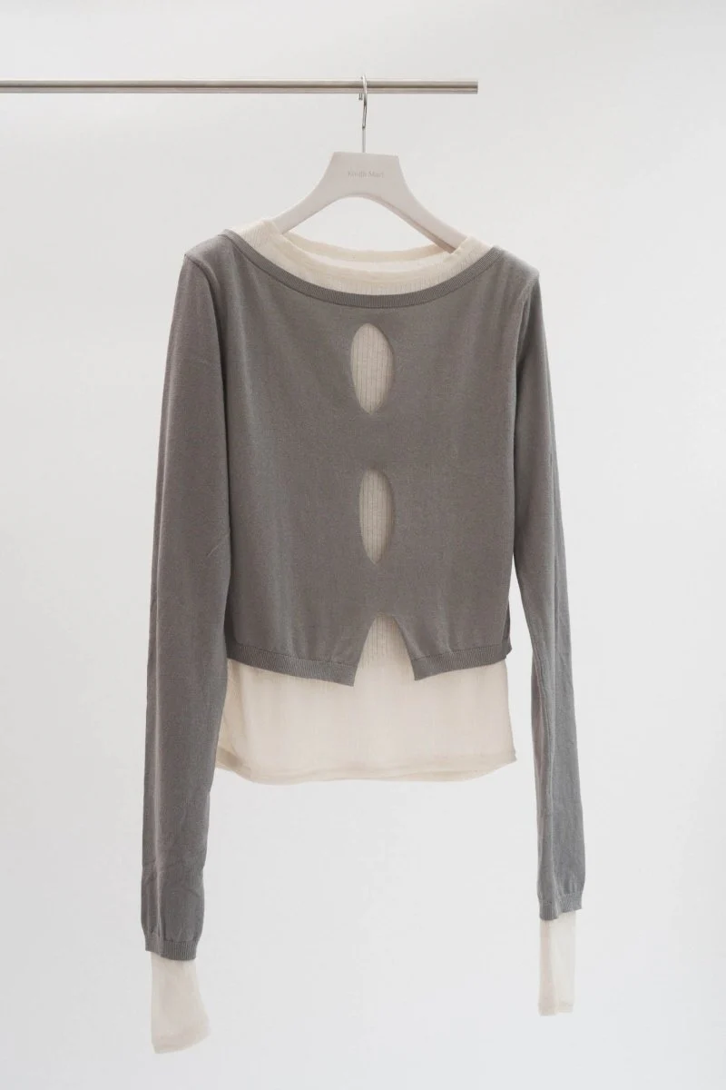 Knuth Marf - layered color tops / 2COLORS