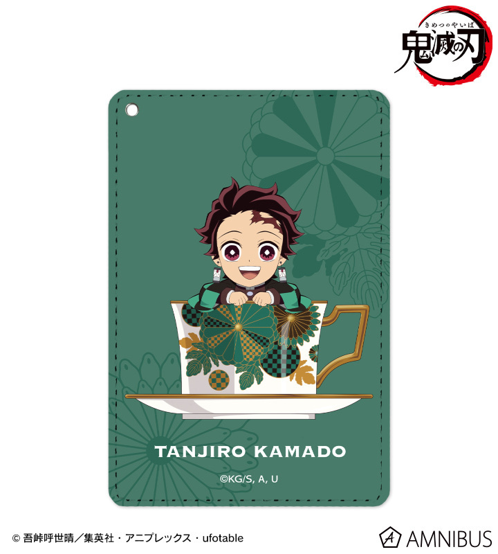 預預 2025/1月 アニメ「鬼滅の刃」 みにきゃら ティーカップver. 1ポケットパスケース
