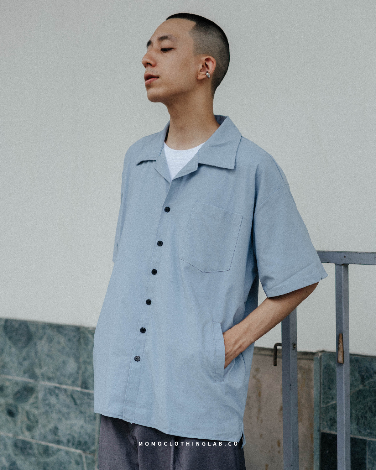 WTH INDIEND 涼感古巴領襯衫 QS1 4色