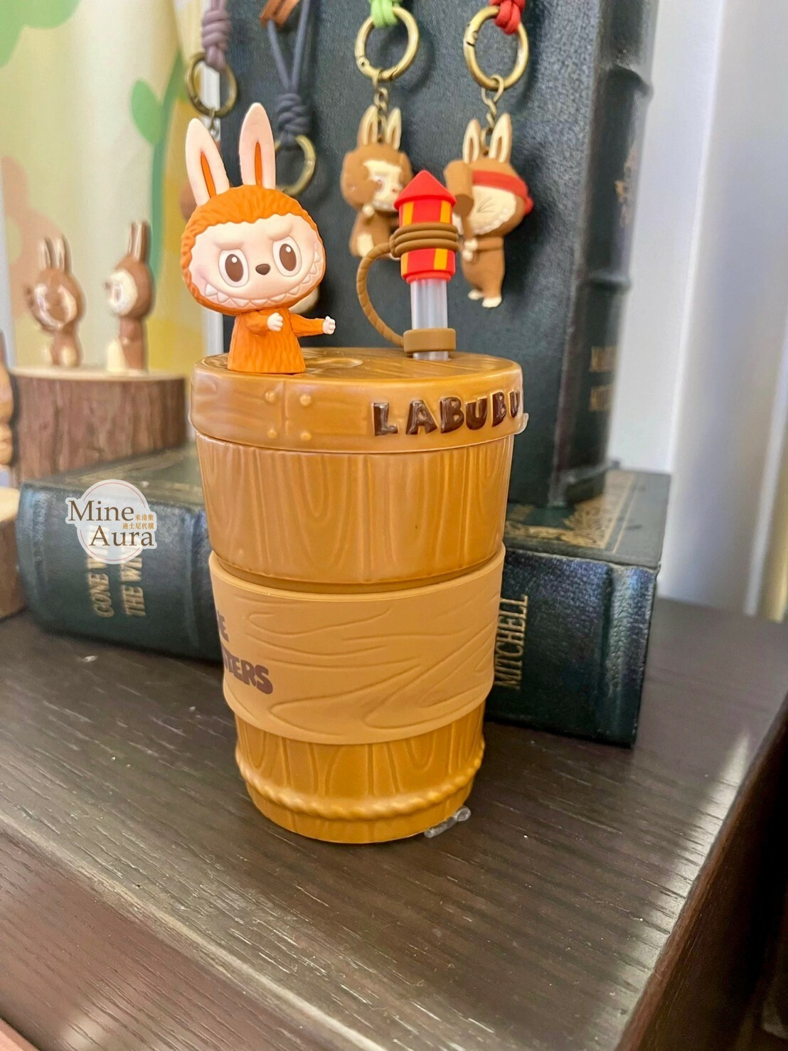 POP MART 泡泡瑪特 LABUBU 拉布布 木工坊系列 吸管 陶瓷 水杯 杯子 -泡泡瑪特城市樂園