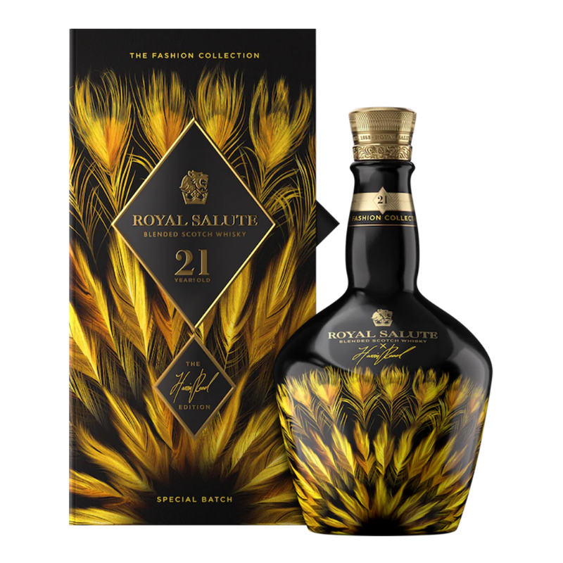 皇家禮炮21年 新奢時尚系列第三代：燦金羽冠