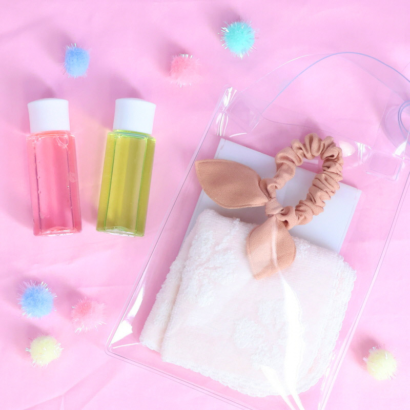 側背袋/透明 14x18x0.3cm