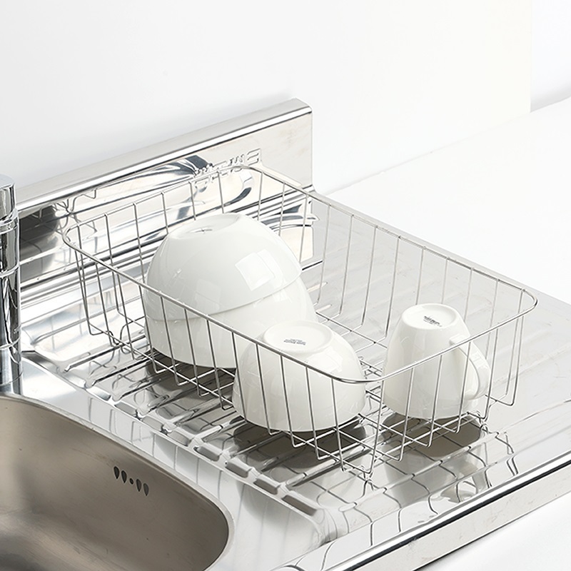 不鏽鋼瀝水籃/長方形 22.2x11x38.7cm