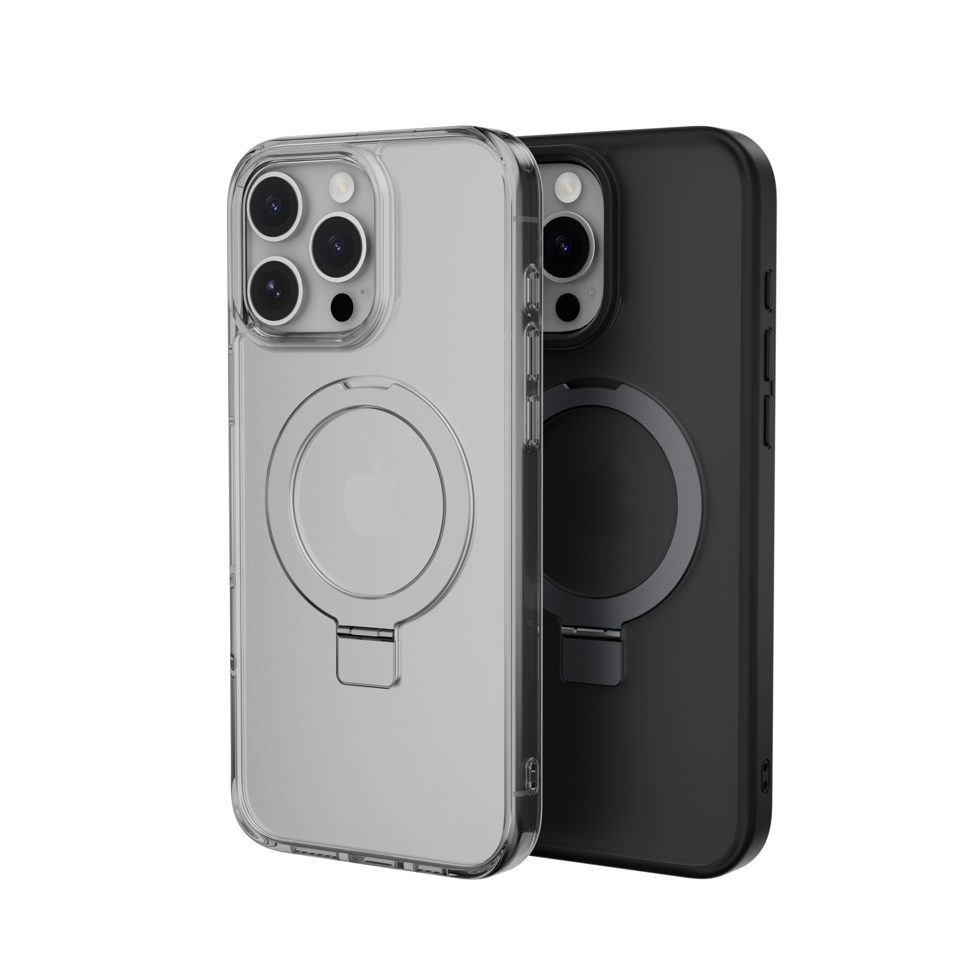 【 SwitchEasy 】iPhone 16 系列 MagStand M 磁吸支架防摔手機殼（透明 / 透黑）