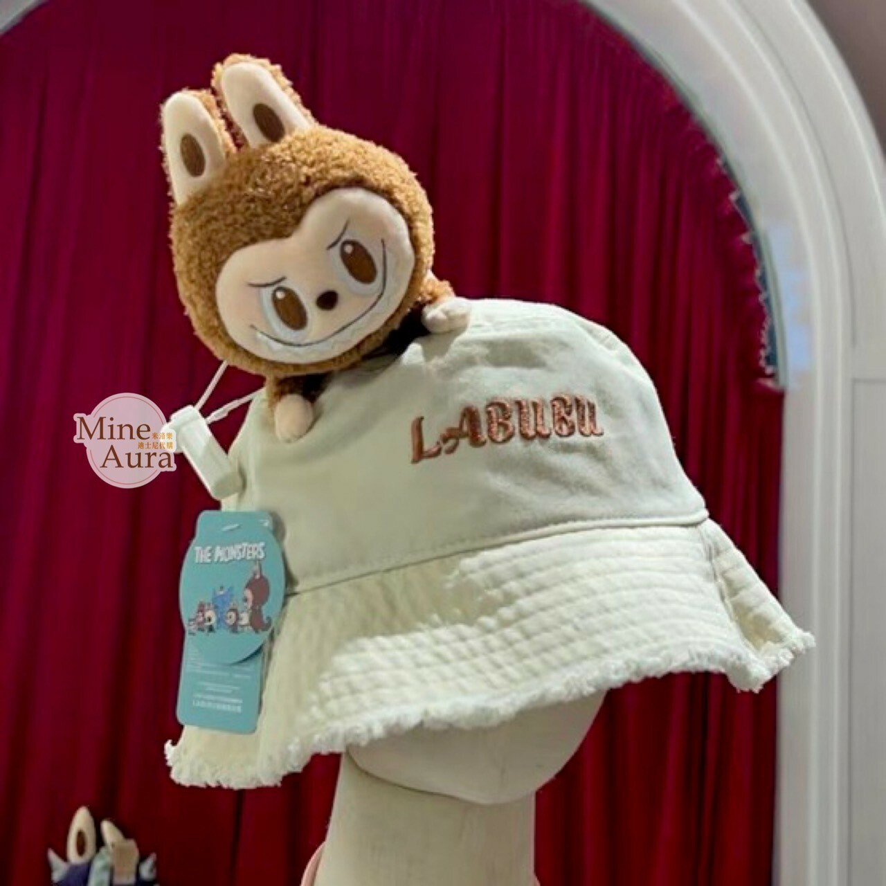 POP MART 泡泡瑪特 拉布布 LABUBU 趴趴 造型 漁夫帽 帽子 -泡泡瑪特城市樂園