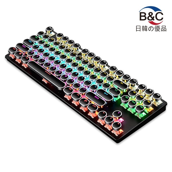 B&C Korea Punk Computer E-Sports Game Mechanical Keyboard Desktop Computer Game Office Keyboard B0120