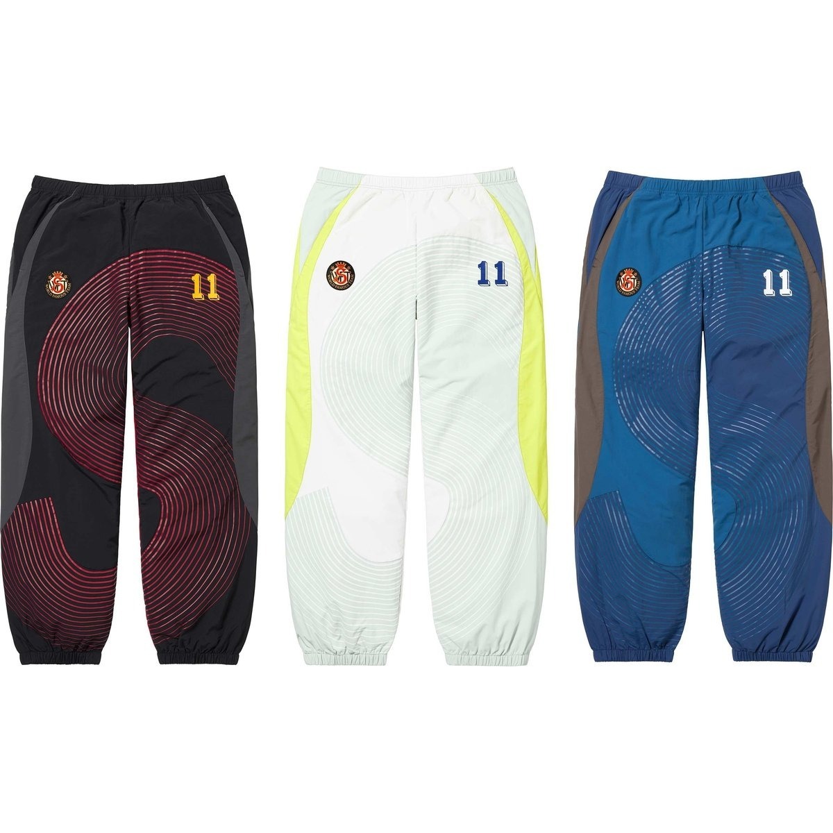 2024AW SUPREME S LOGO TRACK PANTS 尼龍運動長褲防風3色現貨