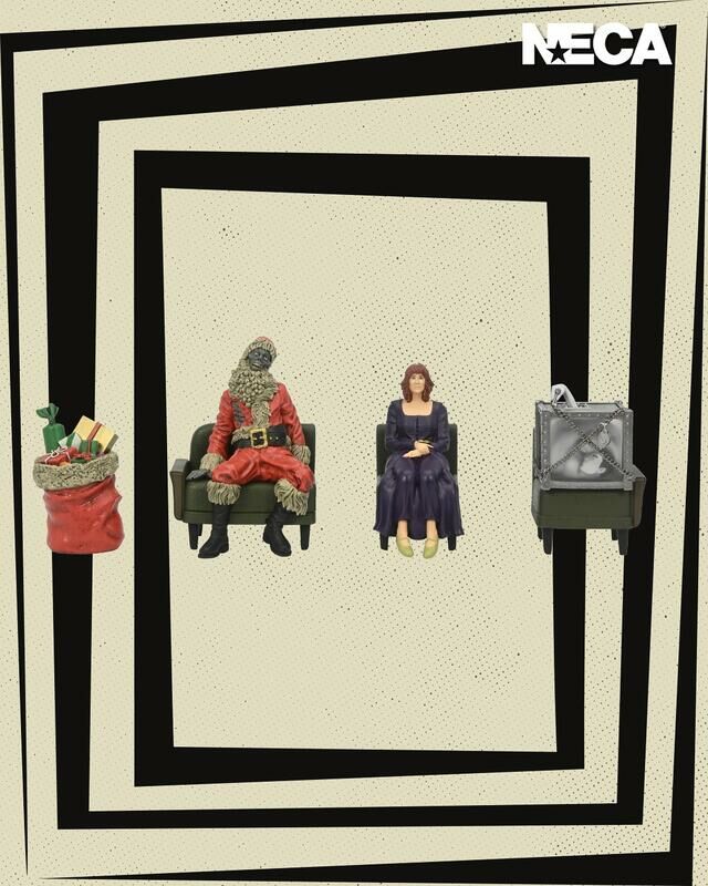 3吋 陰間大法師Beetlejuice 等候室 麗迪亞 逃脫藝術家 木乃伊聖誕老人 3入組