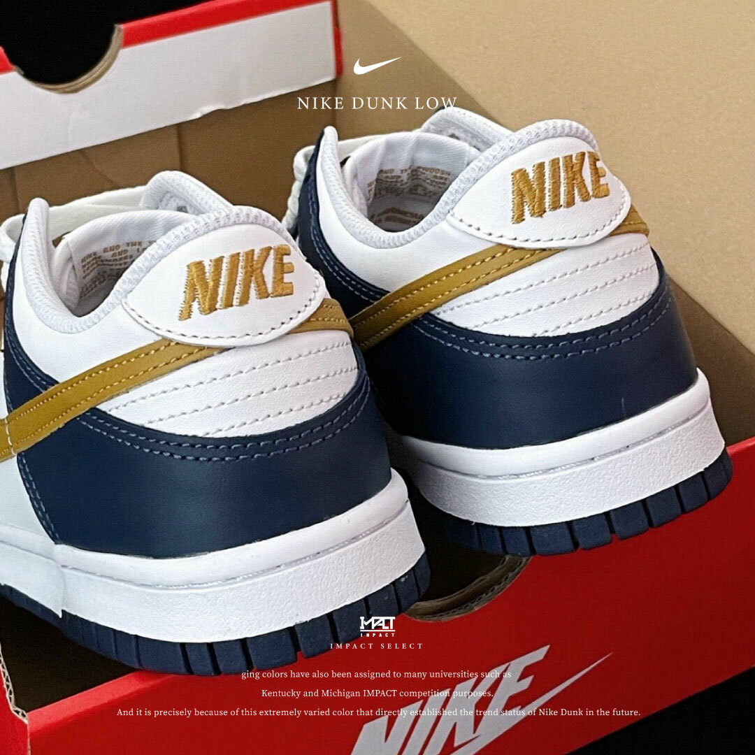 Nike Dunk Low (GS) 海軍藍金勾 奧林匹克 FB9109-111