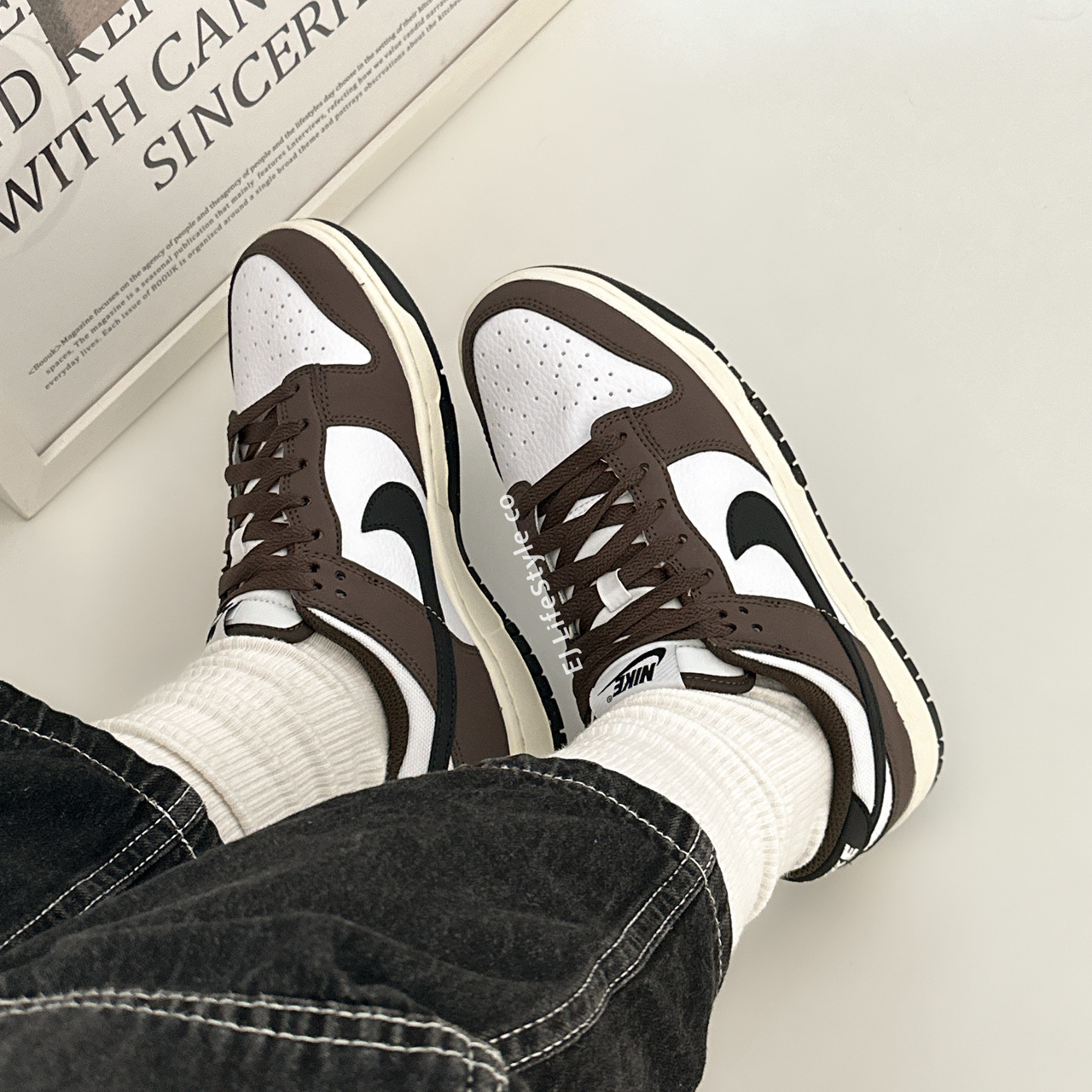 NIKE DUNK LOW 摩卡 奶油底 咖啡色 倒勾平民版 TRAVIS SCOTT 男鞋 HF4292-200 / 調貨